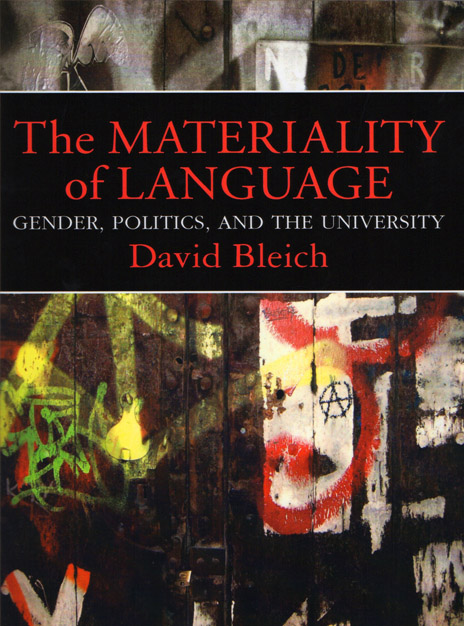 Book Cover, The Materiality of Language