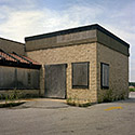 Changing Chicago Project: Roll 01 Neg 17 Closed Restaurant, Chicago Heights IL 08.07.87 - Photograph by Jay Boersma