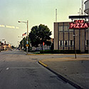 Changing Chicago Project: Roll 02 Neg 12 Downtown Business District, Homewood IL 08.07.87 - Photograph by Jay Boersma