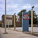 Changing Chicago Project: Roll 08 Neg 03 Lot for Lease, Chicago Heights IL 09.23.87 - Photograph by Jay Boersma