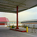 Changing Chicago Project: Roll 16 Neg 06 Closed Gas Station, South Holland IL 10.06.87 - Photograph by Jay Boersma