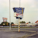 Changing Chicago Project: Roll 17 Neg 13 Windmill Restaurant Sign, South Holland IL 10.06.87 - Photograph by Jay Boersma