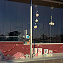 Changing Chicago Project: Roll 27 Neg 18 Popcorn Shop Window, Chicago Heights 09.11.87 - Photograph by Jay Boersma
