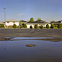 Changing Chicago Project: Roll 36 Neg 17 Parking Lot, Hazelcrest IL 11.10.87 - Photograph by Jay Boersma