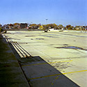 Changing Chicago Project: Roll 38 Neg 12 Parking Lot, Chicago Heights IL 10.23.87 - Photograph by Jay Boersma