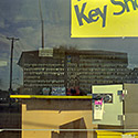Changing Chicago Project: Roll 41 Neg 15 Key Shop Window, Chicago Heights IL 09.11.87 - Photograph by Jay Boersma