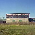 Changing Chicago Project: Roll 53 Neg 04 Shelling Steel Company, Dixmoor IL 10.30.87 - Photograph by Jay Boersma